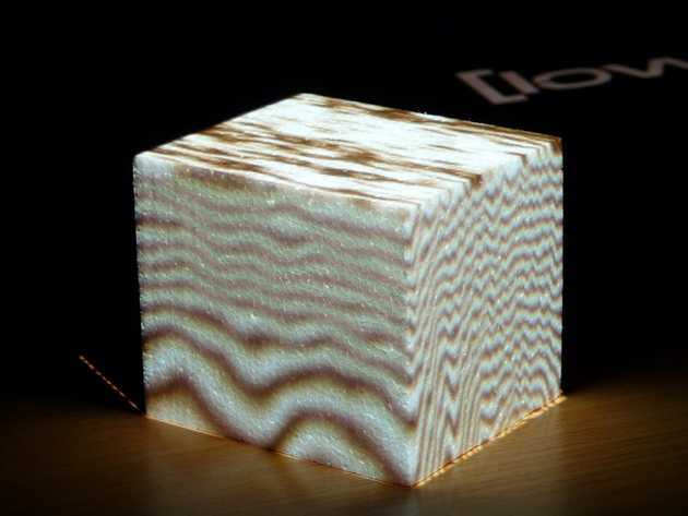 Projecting a 3D procedural wood texture onto foam